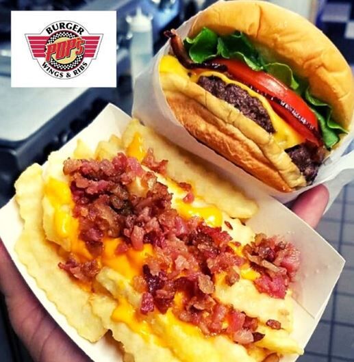 Cheeseburger and loaded fries - perfect Friday.JPG